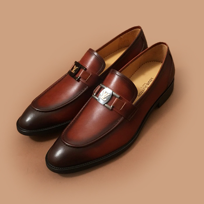  - ルイヴィトンメンズレザーオックスフォード ブラウン