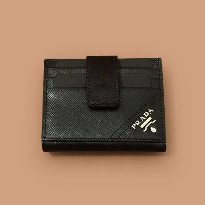 2020 Saffiano Card Purse - プラダ サフィアーノ メンズ カードパース,10CM