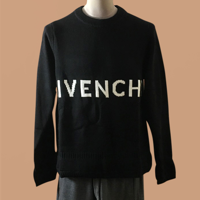 Givenchy Logo - ジバンシィ メンズ LOGO カジュアル セーター Giv0587x Size(s - xl) ブラック
