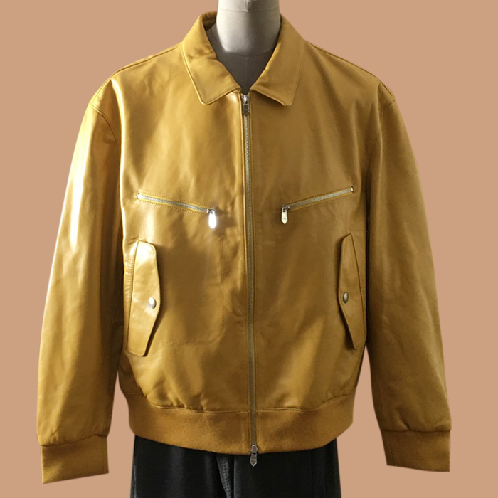 エルメス メンズ カジュアル イエロー ジャケット -  Yellow - her0898x