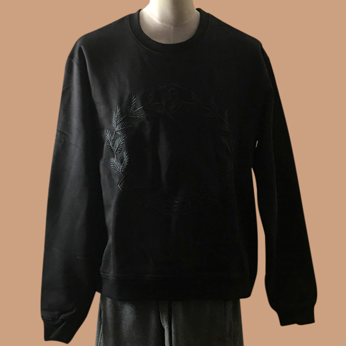 バーバリー メンズ クルーネック ブラック スウェット -  - bur04559x