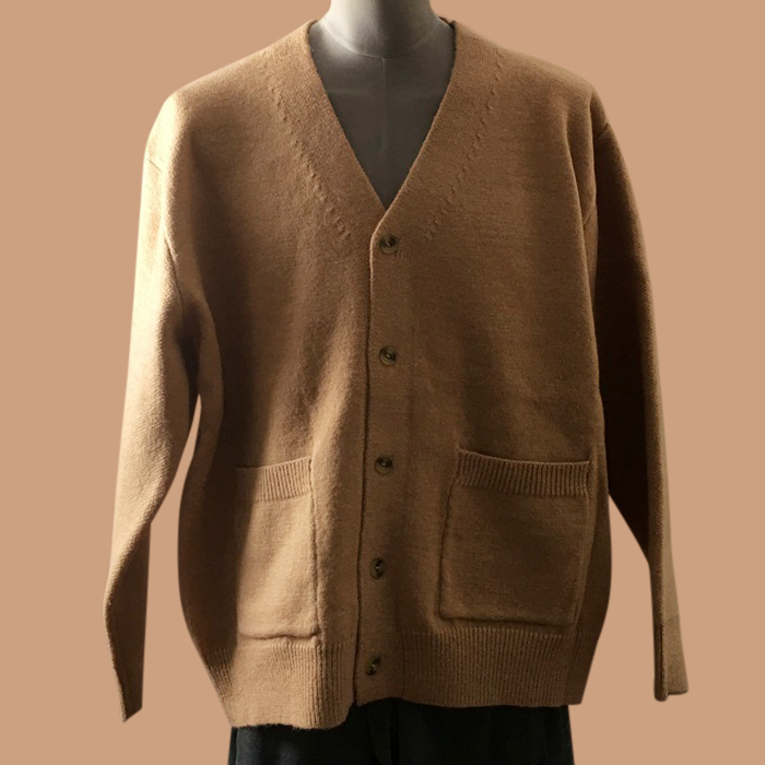 バーバリー メンズ Vネック ベージュ カーディガン -  - bur04562x