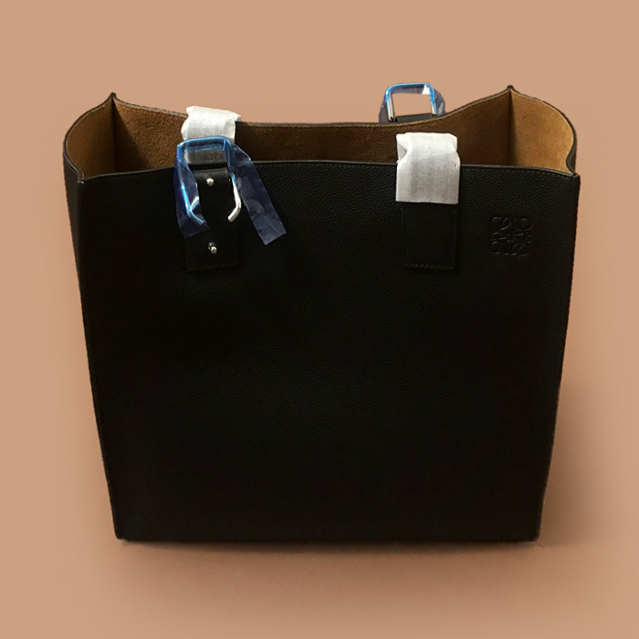 2019  ,36CM - ロエベメンズレザートートバッグ,LOEB0442, 36CM, ブラック