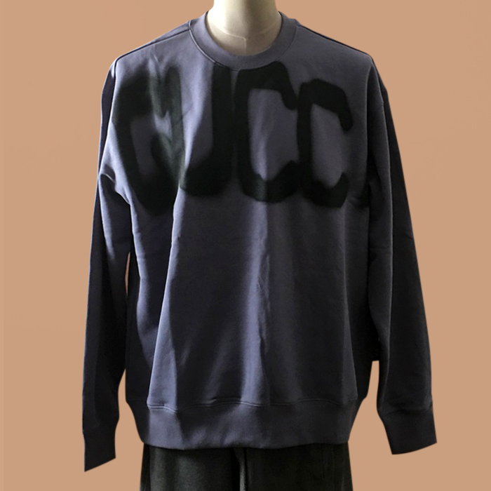 グッチ メンズ カジュアル ブルー スウェット -   - Guc05171x