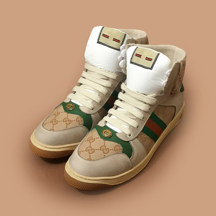 Guccci Screener  - グッチメンズ スクリーナー スニーカーGUCS1349,ベージュ