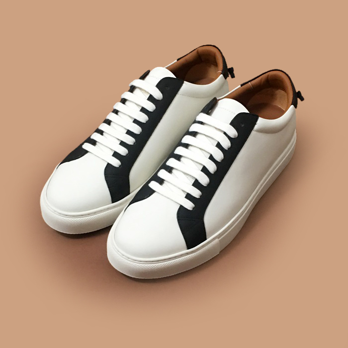 ジバンシィ ユニセックス クラシック ホワイト スニーカー -White  - giv0845x