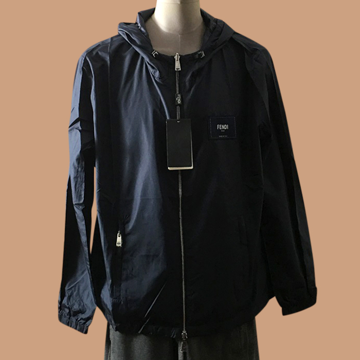 フェンディ メンズ カジュアル ネイビー ジャケット - - fen02200x