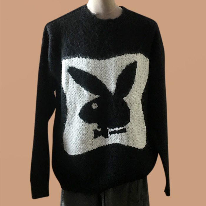 サンローラン ユニセックス クルーネック ブラック ニット - Saint LaurentKnits - ysl0141x