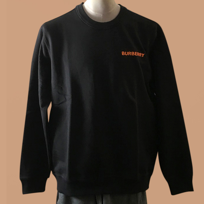 バーバリー メンズ クルーネック ブラック スウェット -  - bur04536x