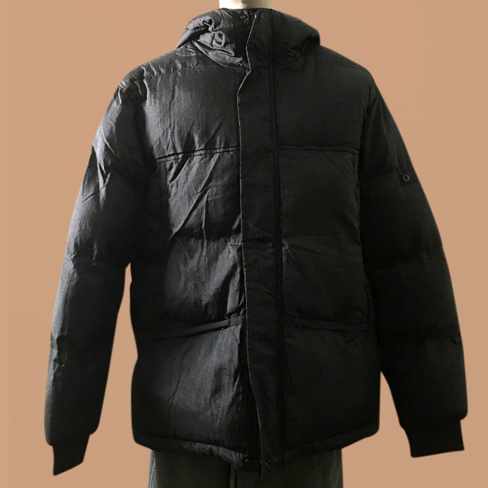 ストーンアイランド メンズ ブラック グースダウン パディング - Padding - sto0533x