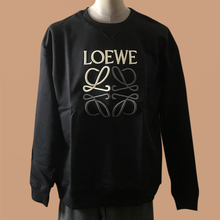 ロエベ メンズ クラシック ブラック スウェット -  - loe0661x