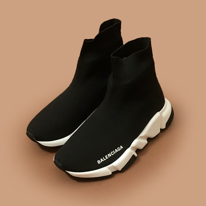  - バレンシアガレディース  ランナー, BALS0204, ブラック