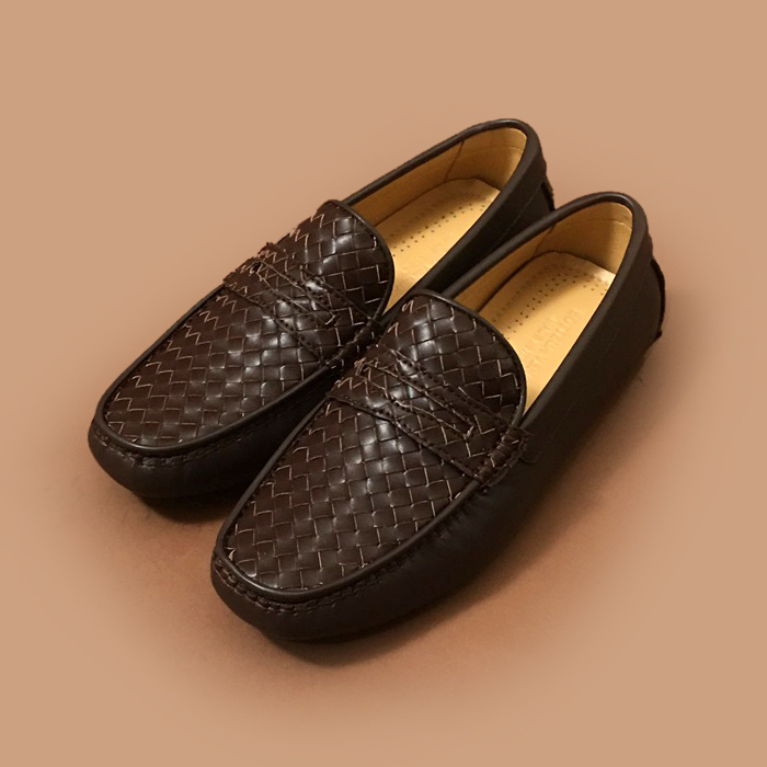 Bottega Veneta - ボッテガヴェネタメンズ レザーローファー,Size