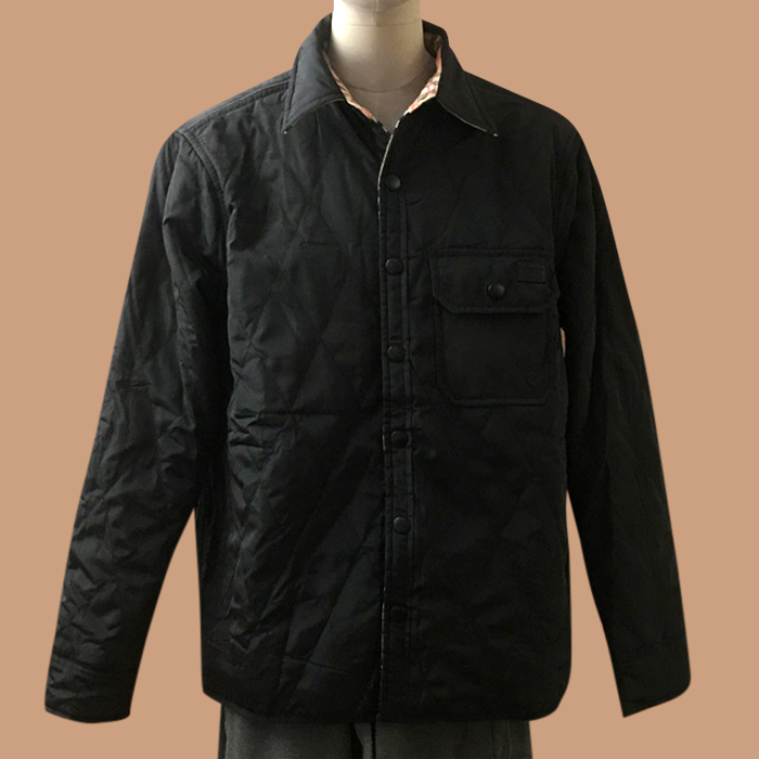 バーバリー メンズ ブラック ダウン リバーシブル ジャケット - - bur04579x