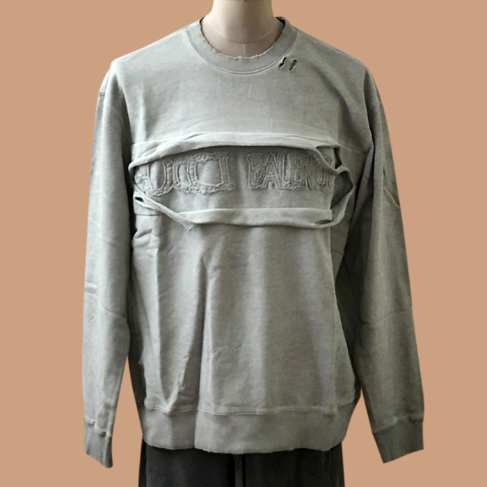 グッチ メンズ カジュアル グレー スウェット -Gray  - Guc05308x.