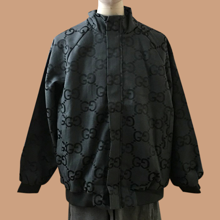 グッチ メンズ カジュアル ブラック ジャケット -- gu0031x