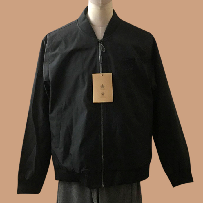 バーバリー メンズ クラシック ブラック ジャケット - s