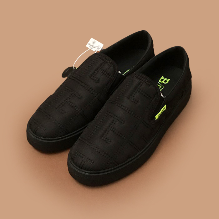 バルマン メンズ トレンディ ブラック スニーカー - Balmain  - bam0183x