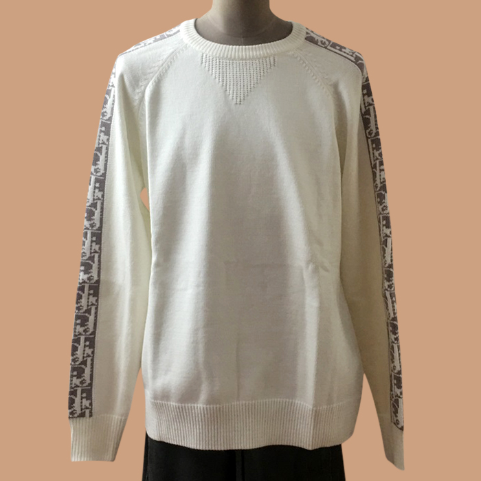    White - ディオールメンズ レトロ LOGO タートルネック セーター  Size(m - 2xl) ホワイト