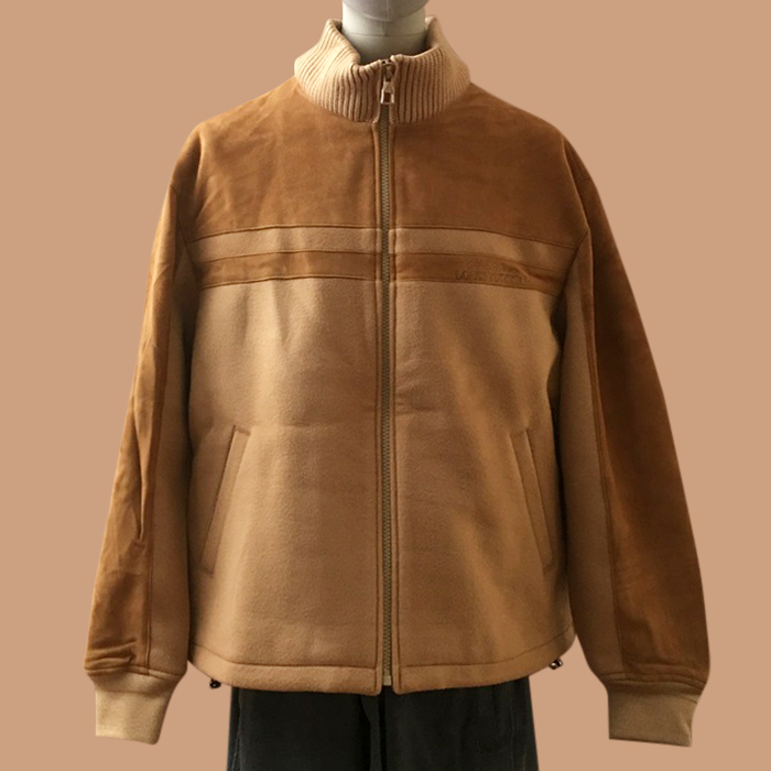 ルイヴィトン メンズ キャメル レザージャケット -  Camel - lv140x