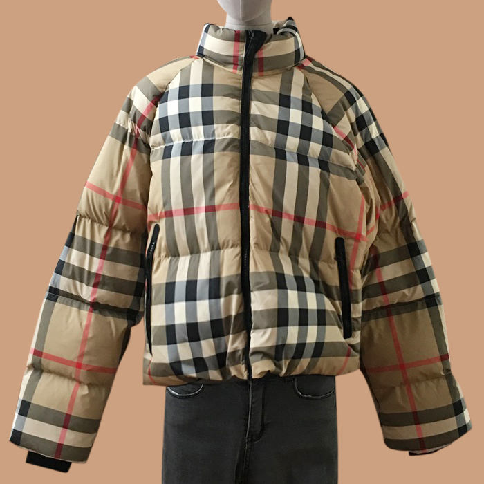   Camel - バーバリーレディース ヴィンテージ LOGO ダックダウン パディング Bur04222x キャメル