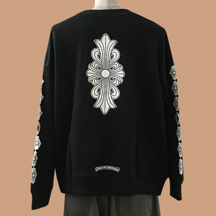 クロムハーツ メンズ ブラック スウェット -   - chr0465x
