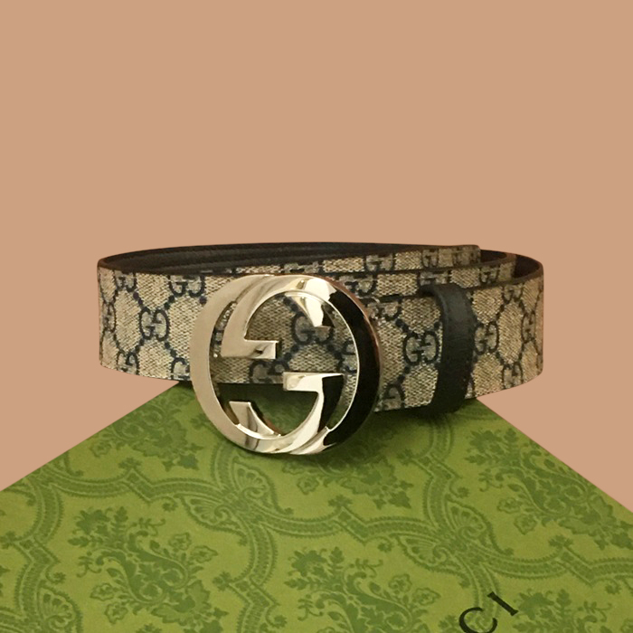 グッチ ユニセックス モダン グレー ベルト -Gray Belts