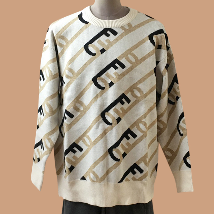 フェンディ メンズ トレンディ アイボリー ニット - Ivory  - fen01309x