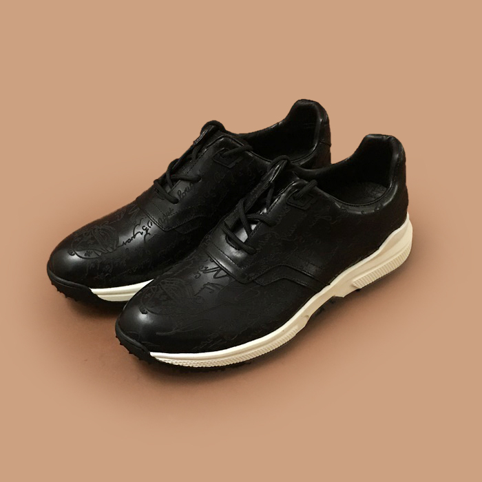 ベルルッティ メンズ ブラック スニーカー - 