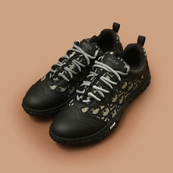 ディオール メンズ ブラック スニーカー -   - dio02227x