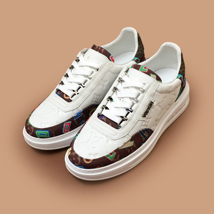 ルイヴィトン メンズ グレータップスニーカー -  Gray 