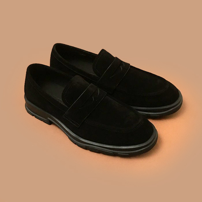 ヴァレンティノ メンズ ブラックローファー -  Loafer
