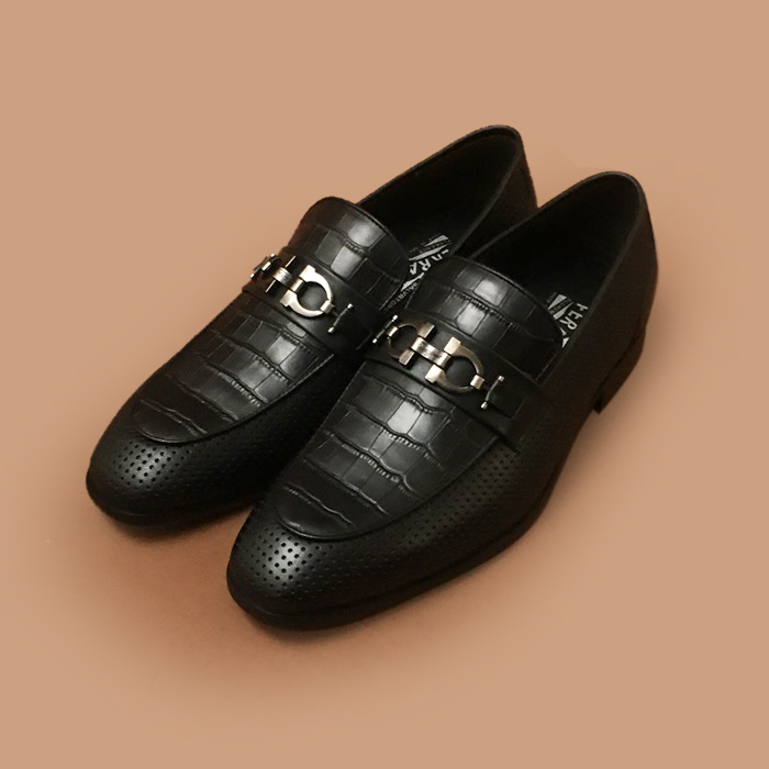   - フェラガモメンズレザーオックスフォードブラック