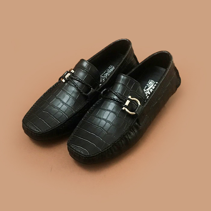   - フェラガモメンズレザーオックスフォードブラック