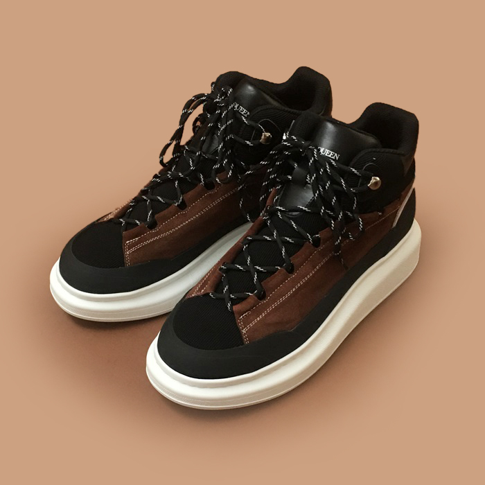 アレキサンダーマックイーン メンズ ブラウン スニーカー - Alexander Mcqueen Brown  - alx0916x