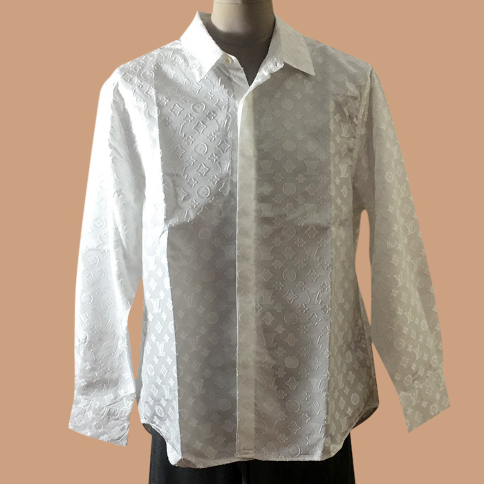 ルイヴィトン メンズ ホワイト シャツ -  White  - lv0010x
