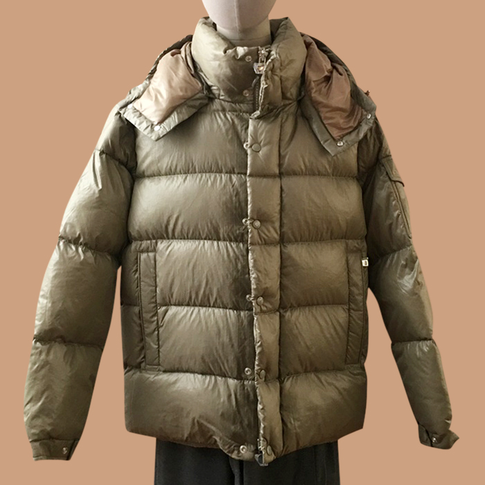 モンクレール メンズ ダックダウン グレー パディング - Gray Padding - mo49x