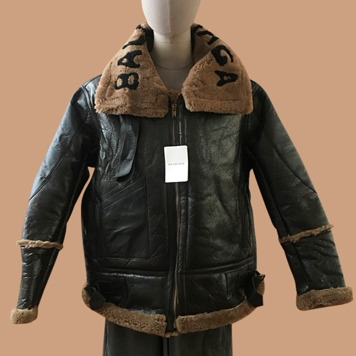 バレンシアガ 2017 ユニセックス レザージャケット