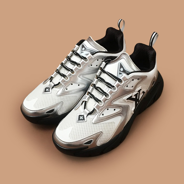 ルイヴィトン メンズ ホワイト スニーカー - White  - lou05048x