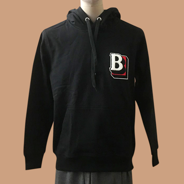 バーバリー メンズ クラシック ネイビー フーディーTシャツ -  - bur04547x