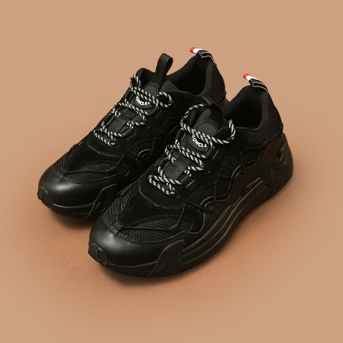   ,THOMS0060 - トムブラウンメンズレザースニーカーブラック