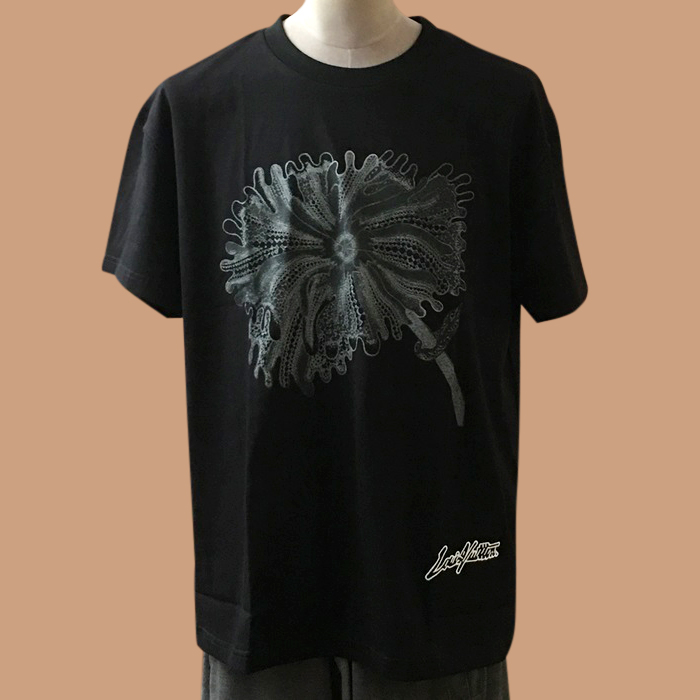 ルイヴィトン メンズ ブラック クルーネック 半袖Tシャツ -  Short sleeved 