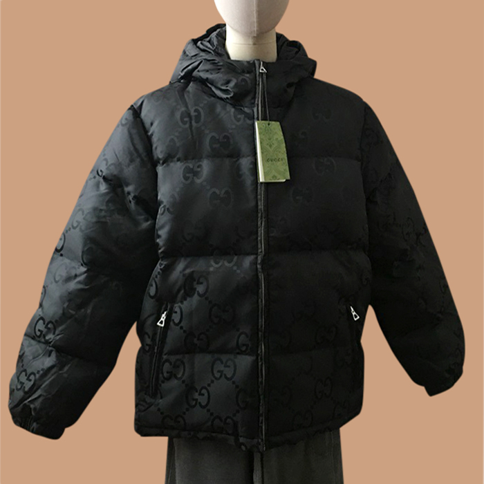 グッチ ユニセックス ダックダウン ブラック パディング -Padding - gu0022x