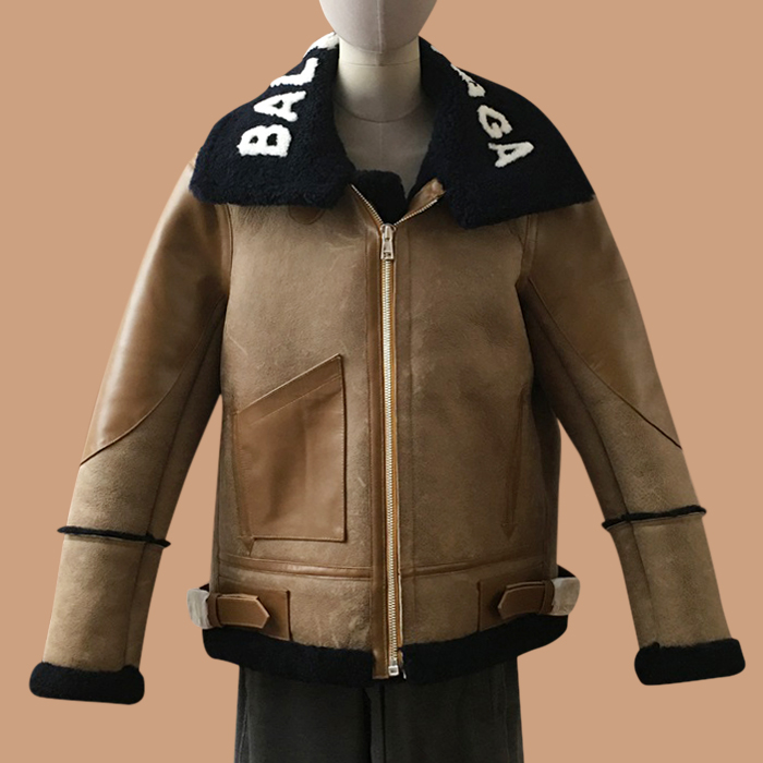 バレンシアガ 2017 ユニセックス レザージャケット BG001, TOM