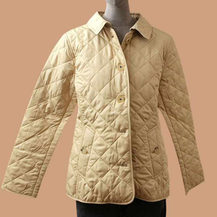 バーバリー レディース ベージュ ダウン ジャケット -  s
