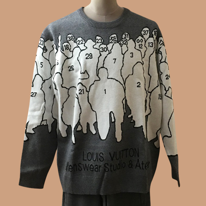 Casual  - ルイヴィトンメンズ カジュアル セーター Lou03570x Size(s - xl) グレー