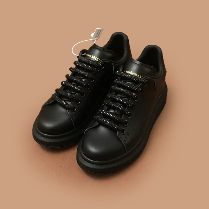 アレキサンダーマックイーン ユニセックス ブラック スニーカー -