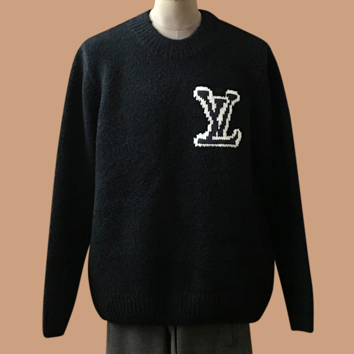ルイヴィトン メンズ モダン ブラック ニット -   - lou05261x