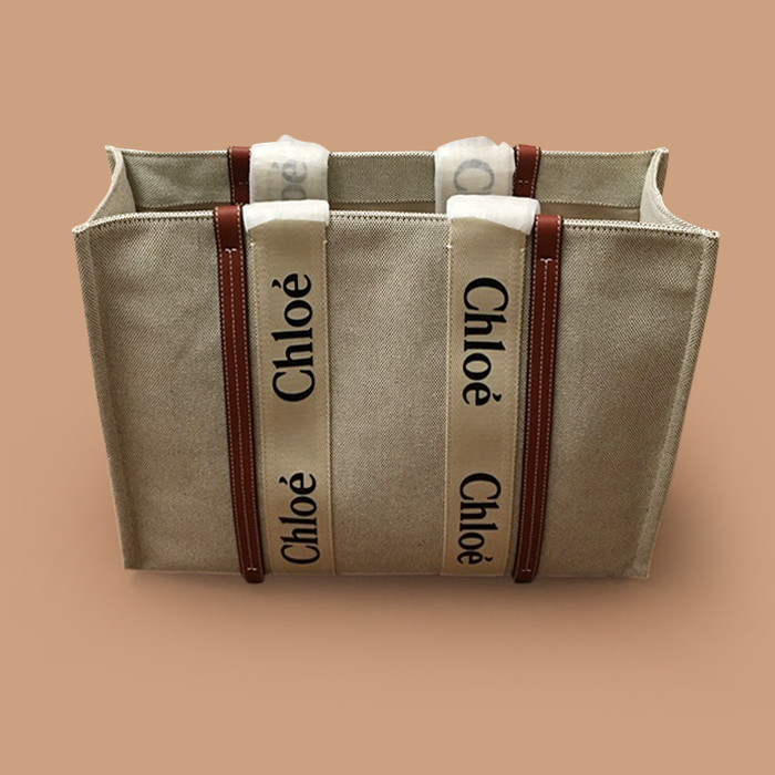 45cm - クロエレディーストート ショッパーバッグ,45cm,CLB0216,ベージュ