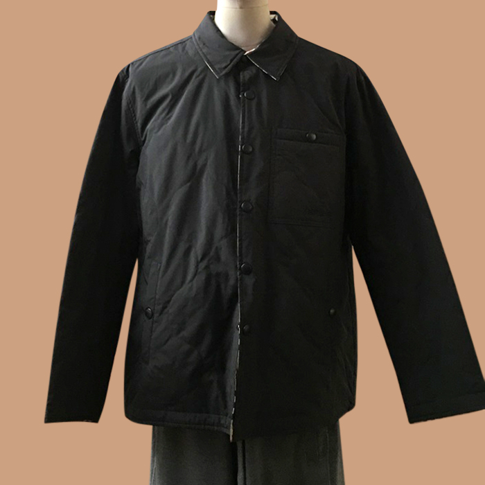 バーバリー メンズ ブラック ダウン リバーシブル ジャケット - - bur04579x